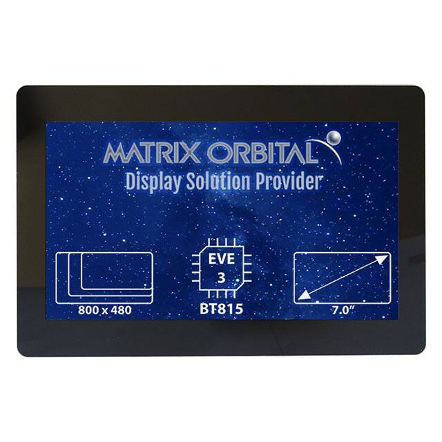 EVE3-70G-BLM-TPC-F32 Matrix Orbital  Modules d'affichage - LCD OLED Graphic